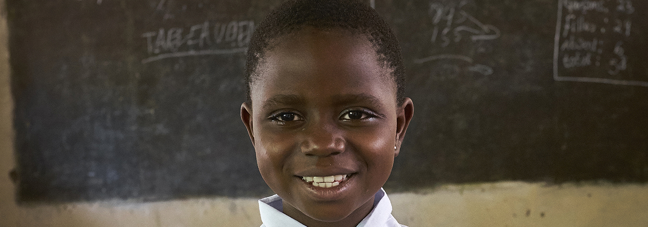 CRS works in the Democratic Republic of Congo to respond to economic, social and educational barriers that have led to low educational outcomes for girls. Photo by Sam Phelps for CRS