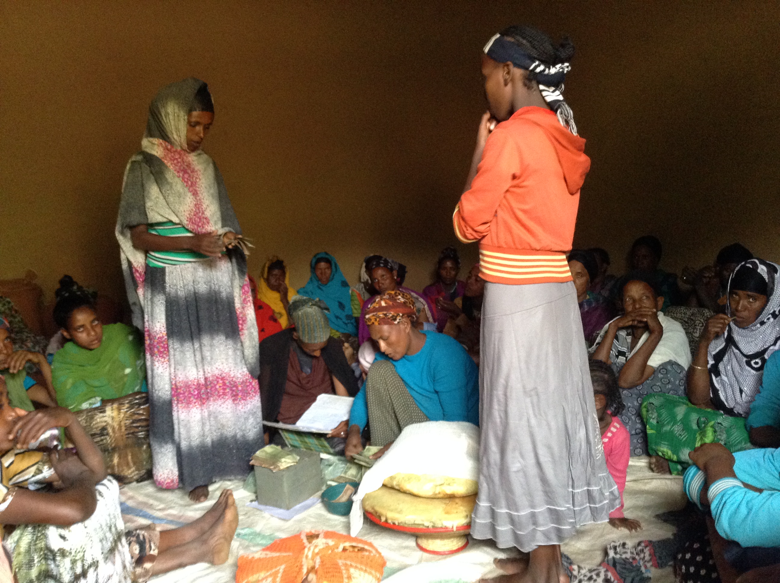 SILC (Savings and Internal Lending Community) groups allow women to save and take out loans to feed their families or start businesses. Photo by Fetiya Ahmed for CRS