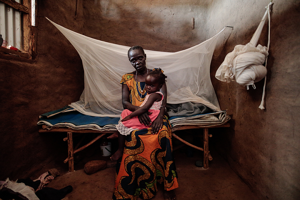 This photo is part of CRS' best photos of 2018, it's refugees in Bidi Bidi in Uganda.