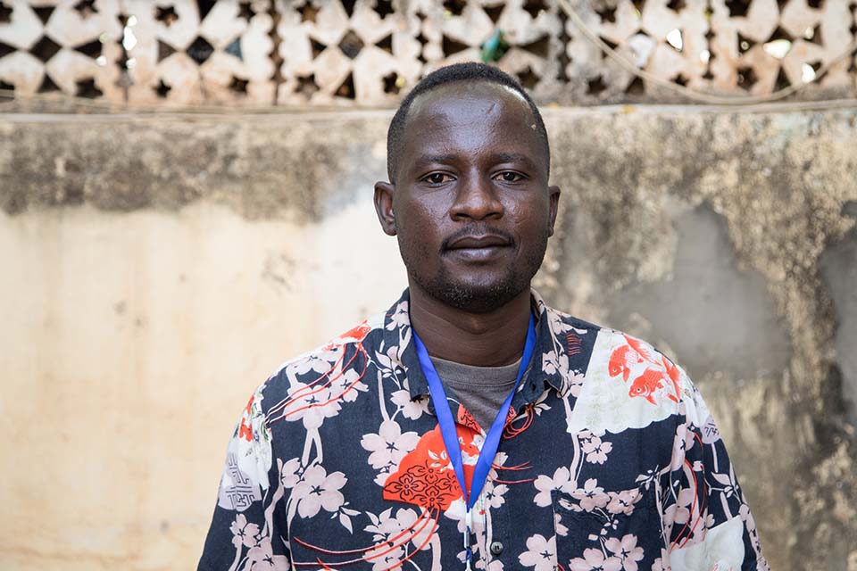 a project manager for the Ma’an Aqwa, or Stronger Together project, in West Darfur