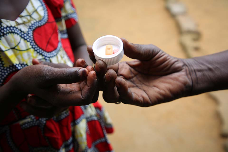 accepting medicine in Cameroon 