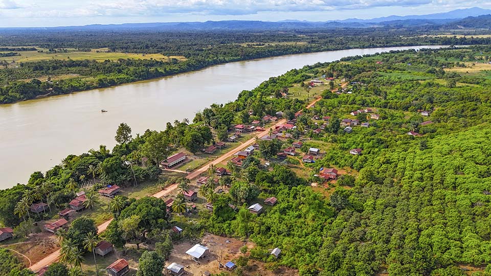 arial view of Koah Peak Cambodia