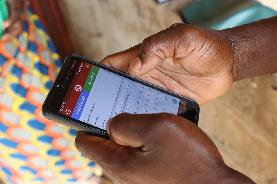 Benin health care tracking with phone 