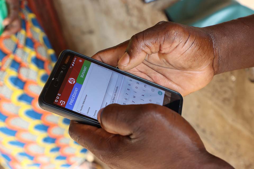 Benin health care tracking with phone