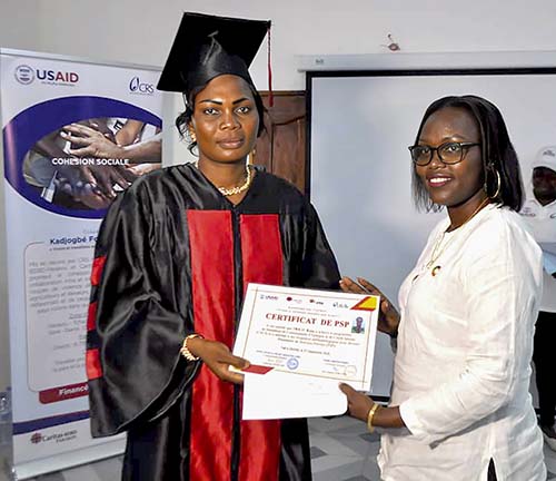Benin service provider receives certificate