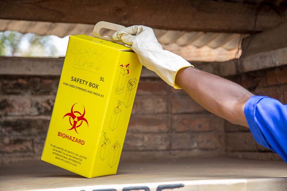 biohazard container Malawi
