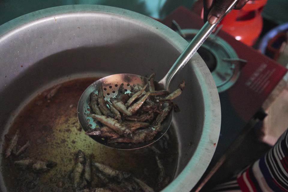 cooking fish in Rwanda