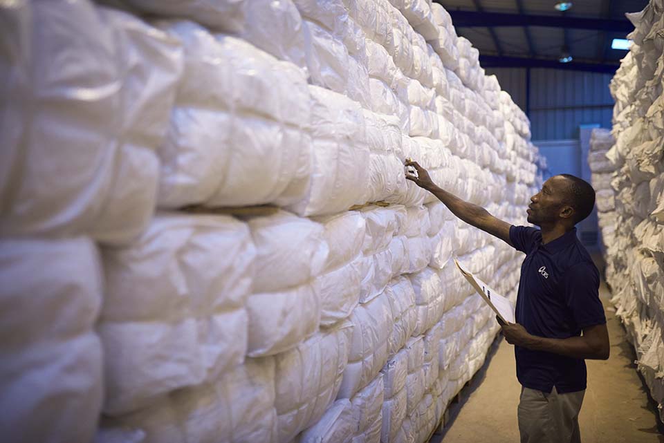 counting bed net bundles in republic of congo