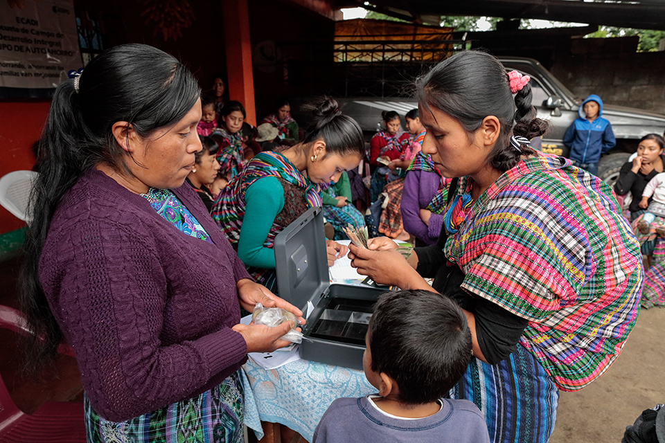 CRS savings group in Guatemala