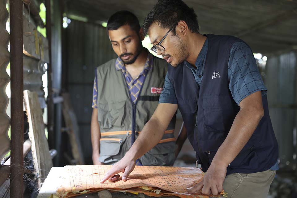 development partners looking at working papers in Nepal