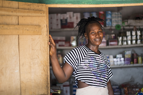 ebola survivor turned entrepreneur in Sierra Leone