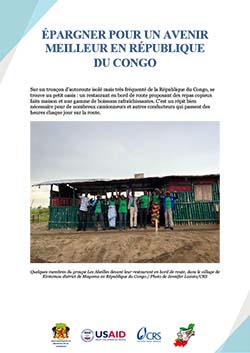 EPARGNER POUR UN AVENIR MEILLEUR EN REPUBLIQUE DU CONGO