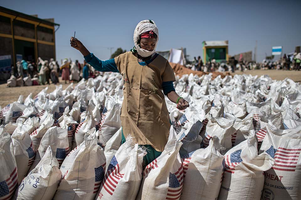 Ethiopia food distribution