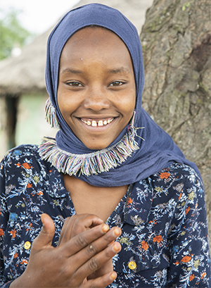 girl empowered in Ethiopia