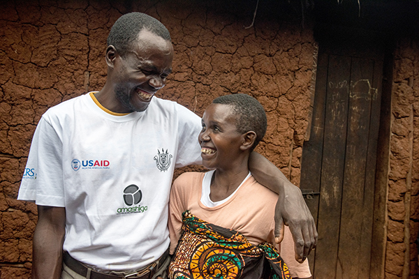 faithful house couple in Burundi
