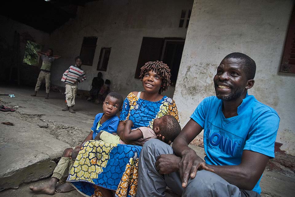 family in Congo