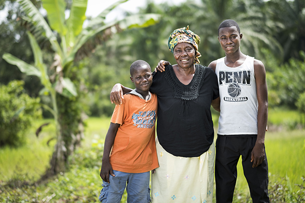 family in Sierra Leone