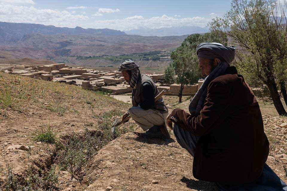 father and son in Afghanistan