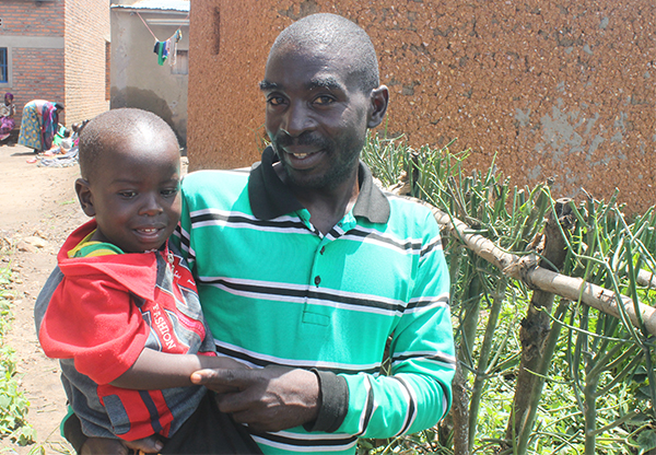 father and son in Rwanda