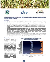 Threat of the El Niño-Induced Drought on Food Security in Malawi.