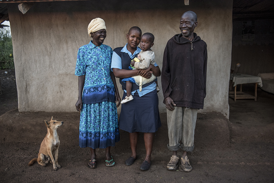 grandparents and grandchildren in Kenya