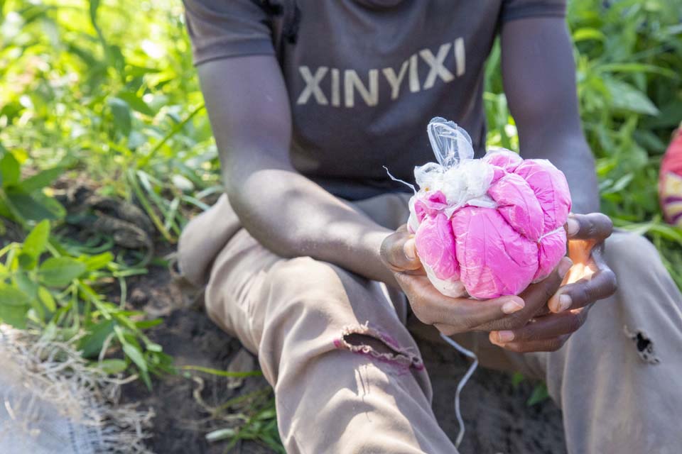 homemade toy in Zambia