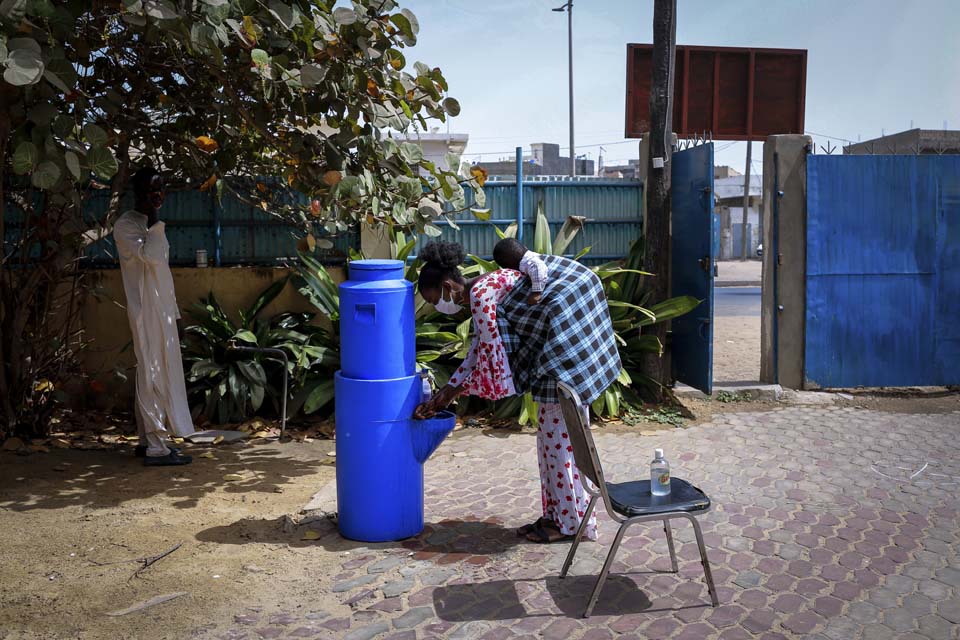 hand washing in Senegal