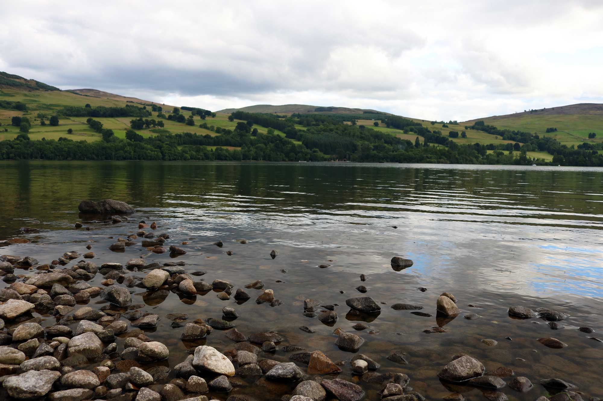 Water source by a hill