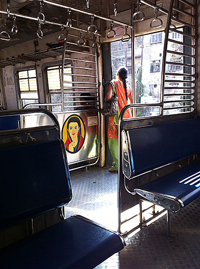 Photo by Jennifer Hardy/CRS Gender-based violence affects many areas of women's lives in India. In females-only train cars, women can travel without the verbal and physical harassment they face on crowded mixed-gender cars. Photo by Jennifer Hardy/CRS