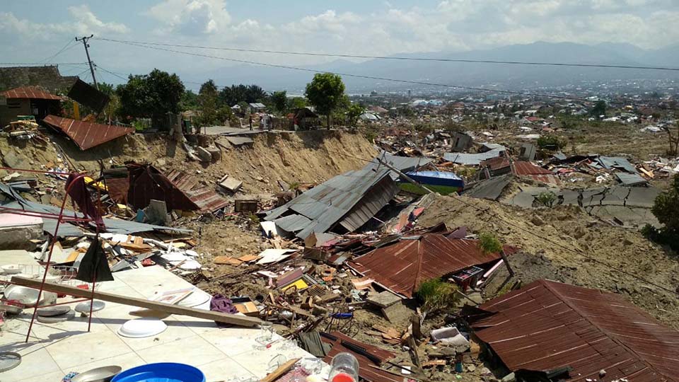 Indonesia quake damage