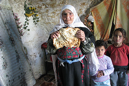 In the West Bank, CRS distributes staple foods to impoverished Palestinians and provides funding for educational programs for youth. Photo by Laura Sheahen/CRS