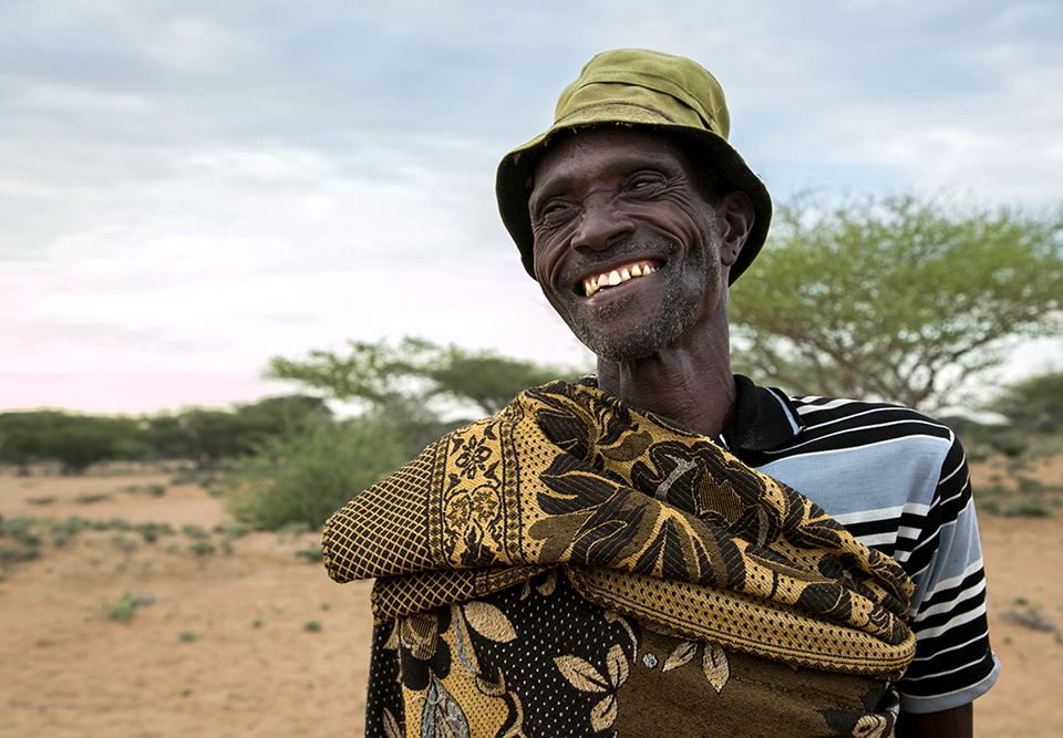 Kenya goatherder