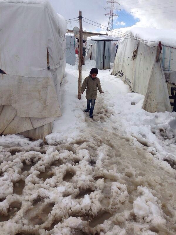 CRS is helping Syrian refugees prepare for the long winter ahead. Photo courtesy of CLMC/Caritas
