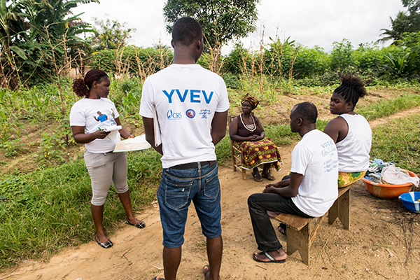 liberia youth volunteers for peaceful elections