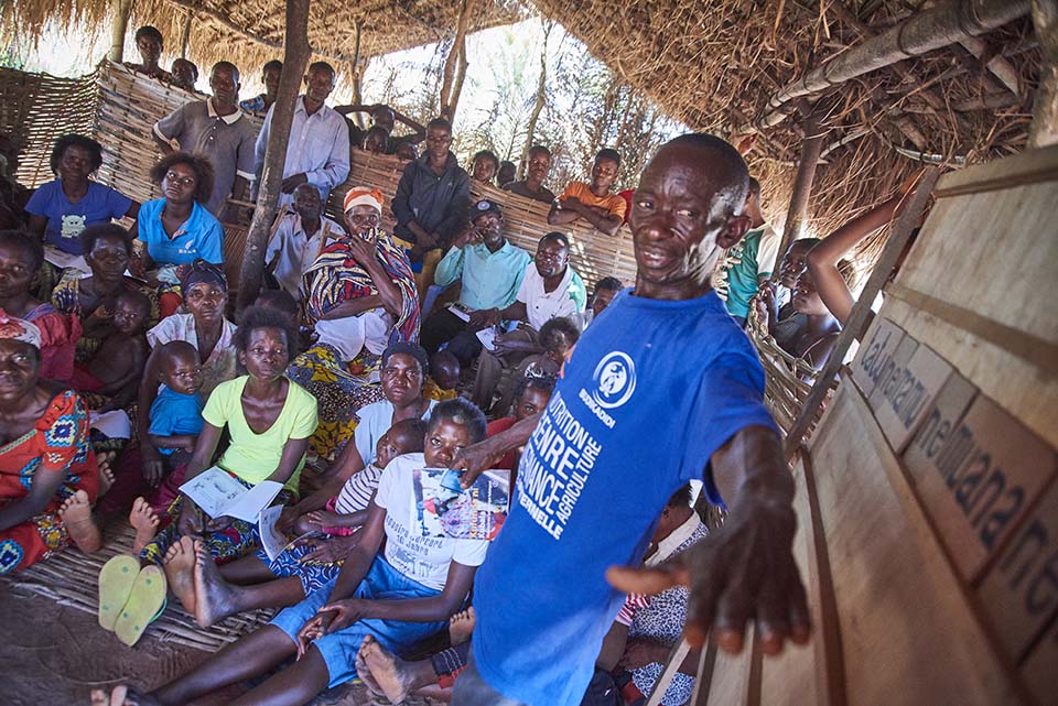 literacy class in DR Congo