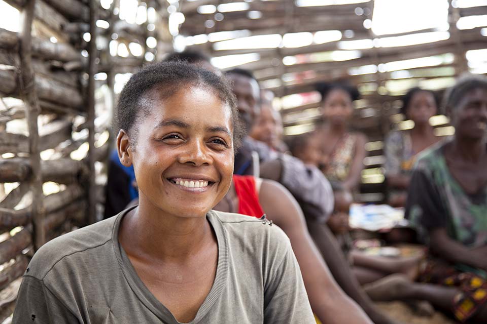 literacy student in Madagascar