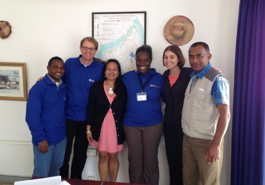 Ariana with the CRS Madagascar team Ariana with the CRS Madagascar team