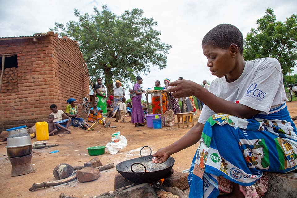 Malawi cooking demonstration