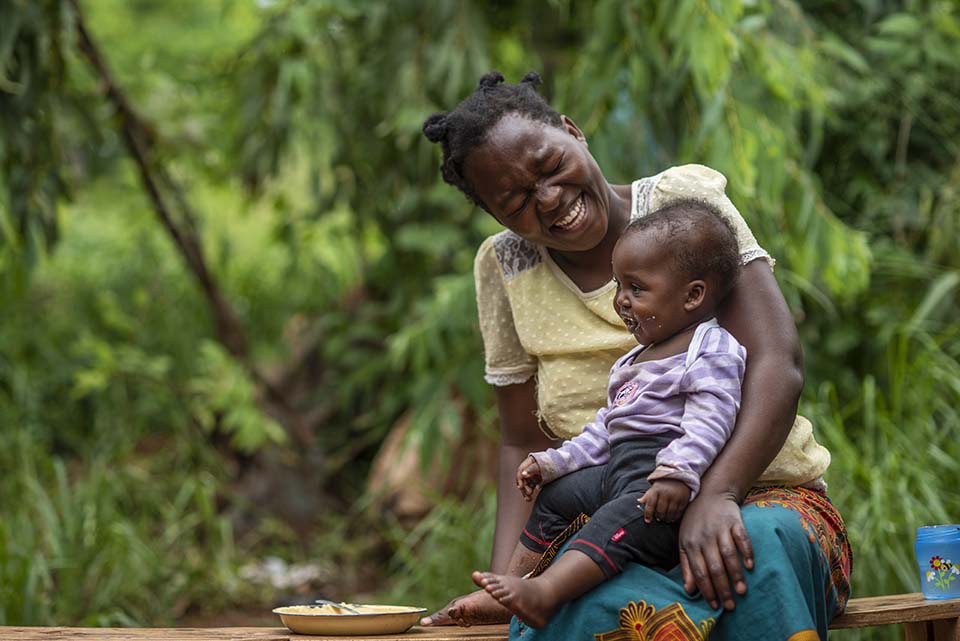 Malawi mother and child