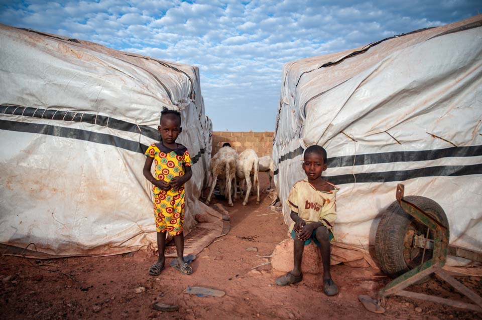 Mali displaced children