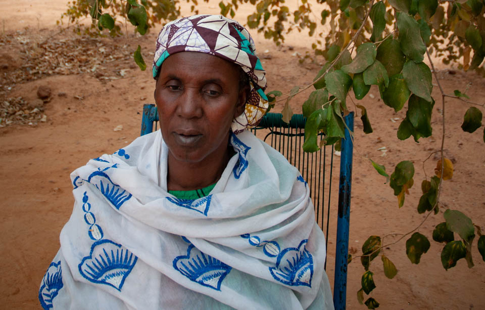 displaced Mali woman