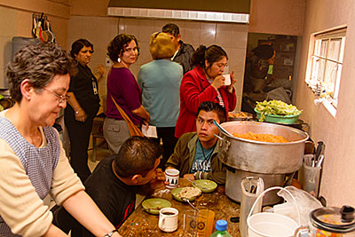 Casa del Migrante, on the outskirts of Mexico City, provides a safe haven for migrants. Photo by Philip Laubner/CRS