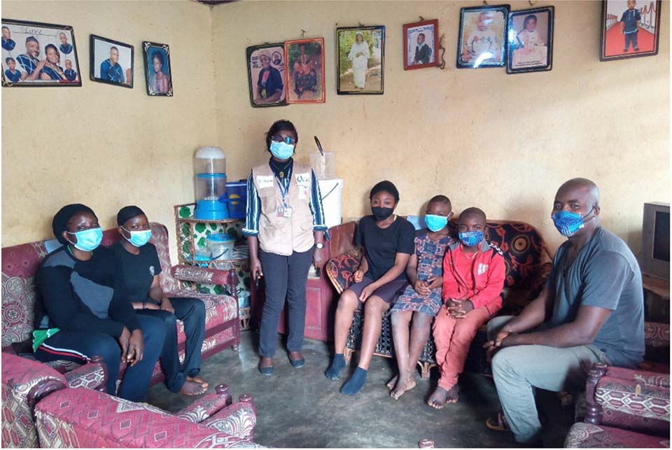 family in Cameroon