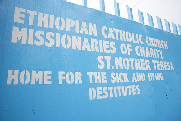 Missionaries of Charity sign