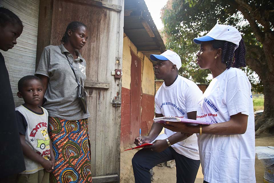 mosquito net distribution