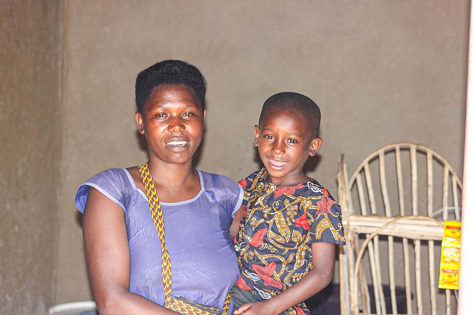 mother and child in Rwanda