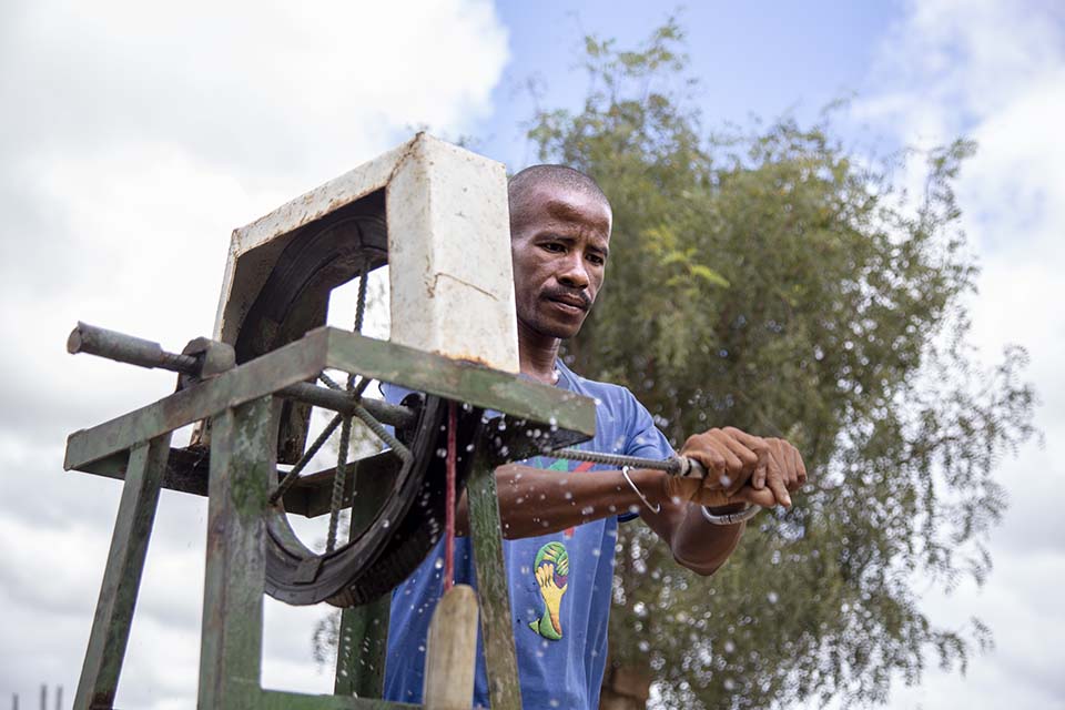 Mozambique water pump