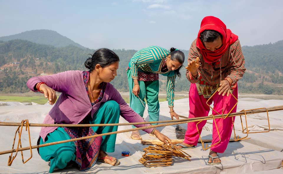 Nepal construction site