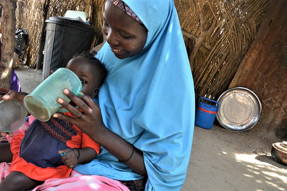 Nigeria mother and child