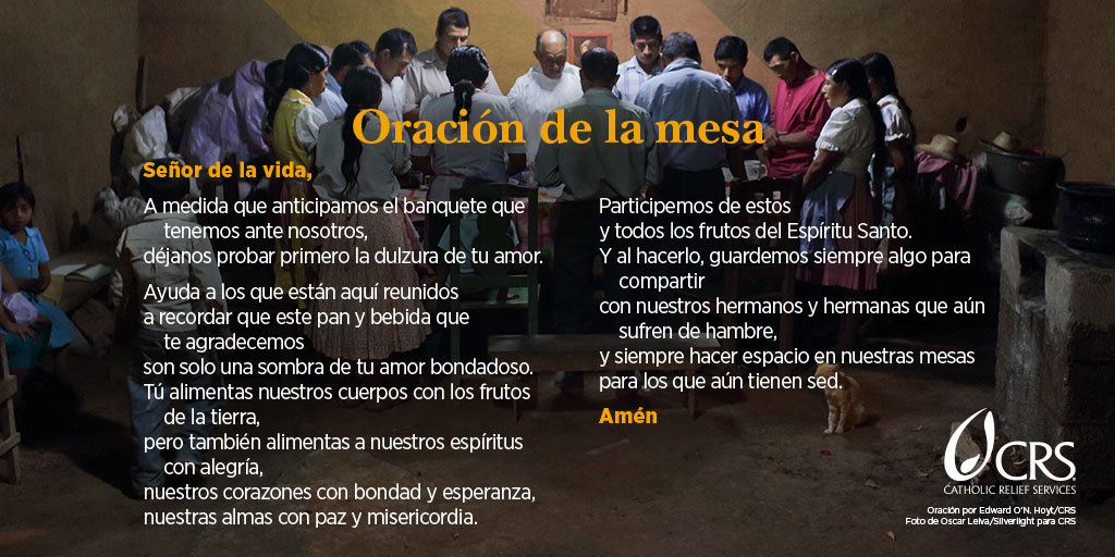 Oración de la mesa